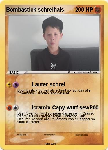 Pokemon Bombastick schreihals