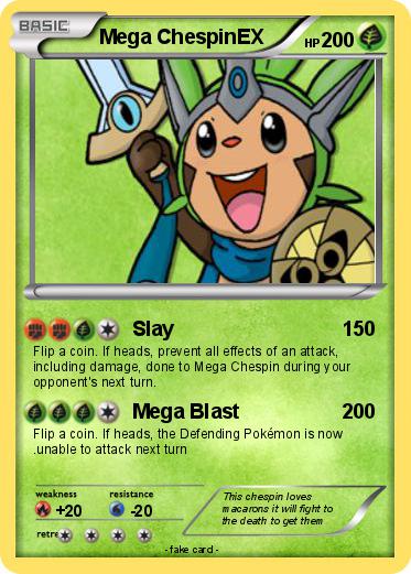 Pokemon Mega ChespinEX