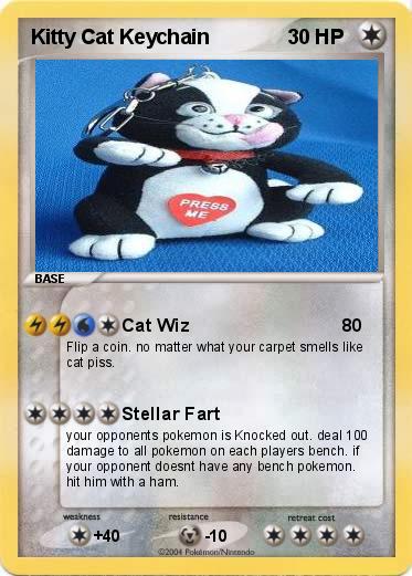 Pokemon Kitty Cat Keychain