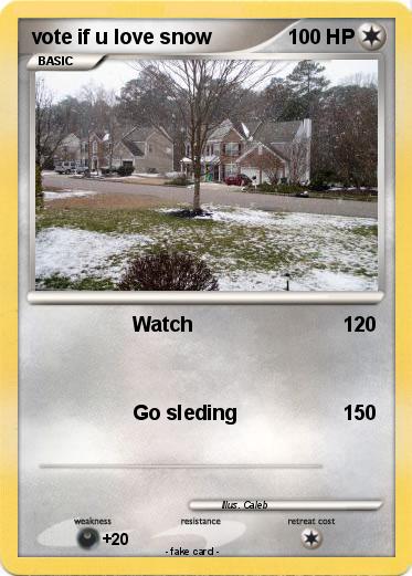 Pokemon vote if u love snow