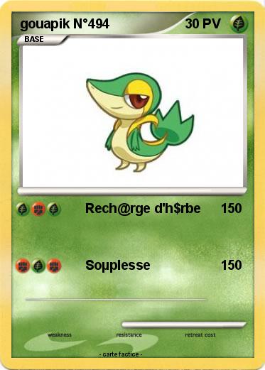 Pokemon gouapik N°494