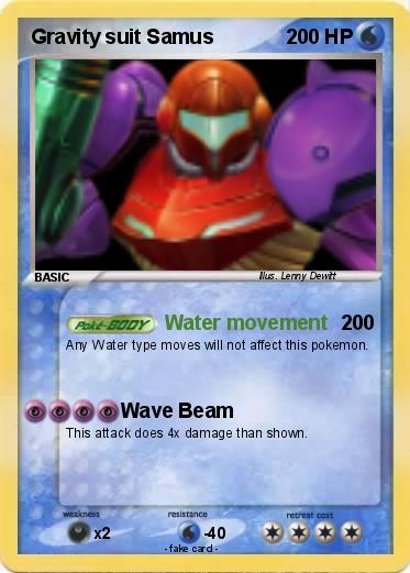 Pokemon Gravity suit Samus
