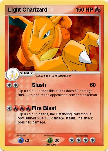 Pokemon Light Charizard