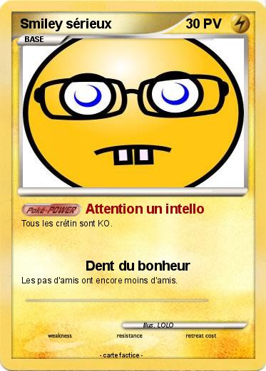 Pokemon Smiley sérieux