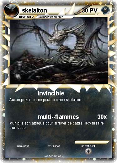 Pokemon skelaiton
