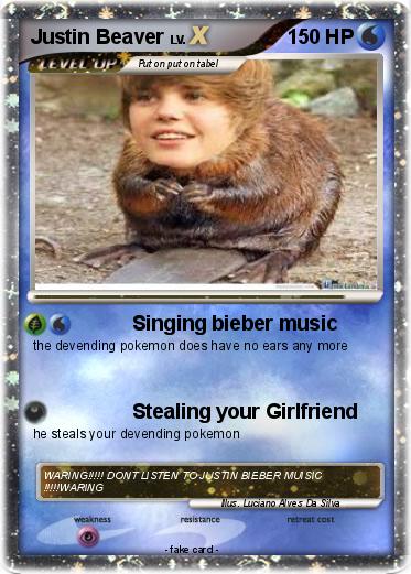 Pokemon Justin Beaver