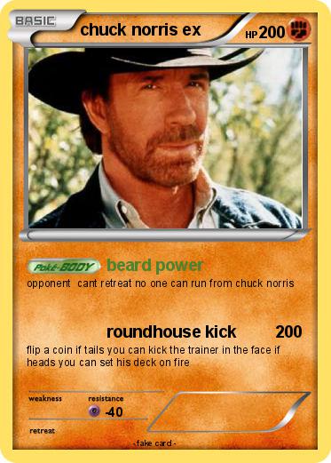 Pokemon chuck norris ex