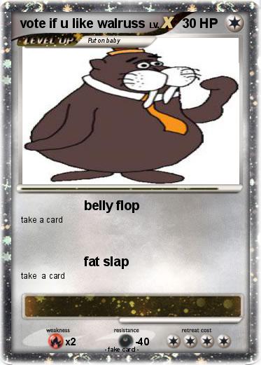 Pokemon vote if u like walruss