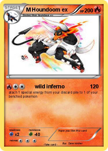 Pokemon M Houndoom ex