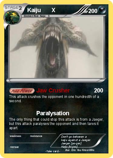 Pokemon Kaiju       X