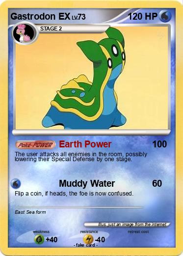Pokemon Gastrodon EX