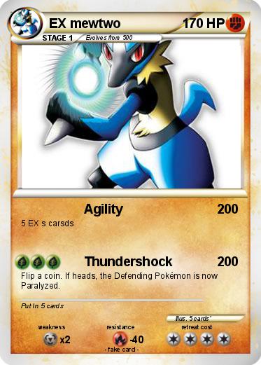 Pokemon EX mewtwo