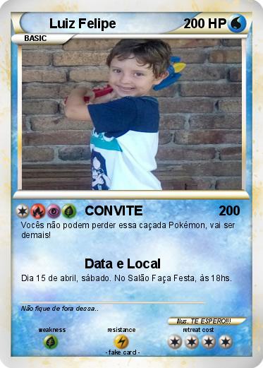 Pokemon Luiz Felipe
