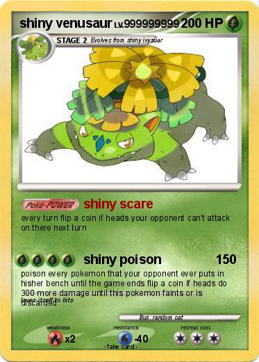 Pokemon shiny venusaur