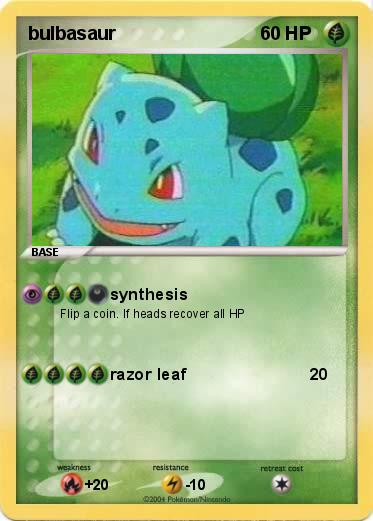 Pokemon bulbasaur