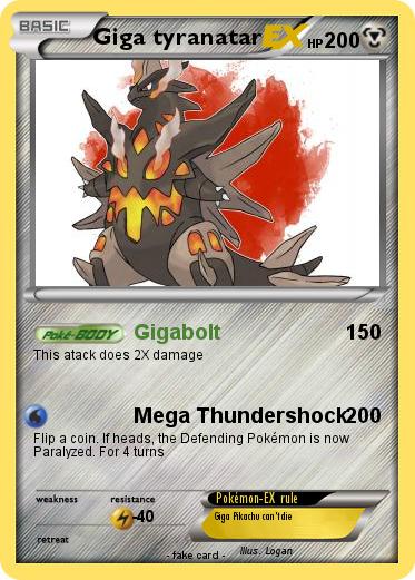 Pokemon Giga tyranatar