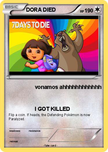 Pokemon DORA DIED