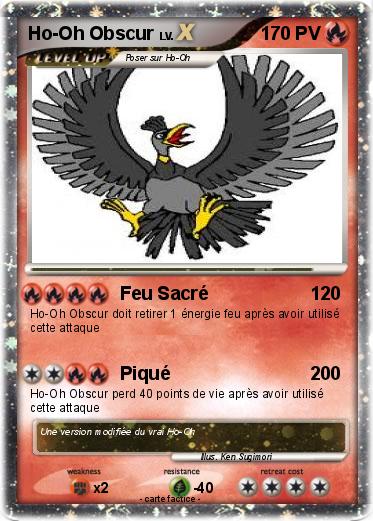 Pokemon Ho-Oh Obscur
