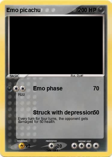 Pokemon Emo picachu