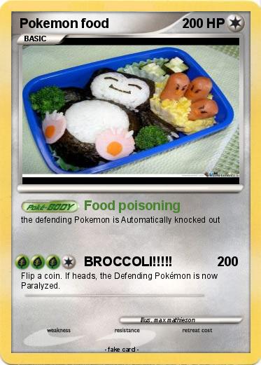 Pokemon Pokemon food