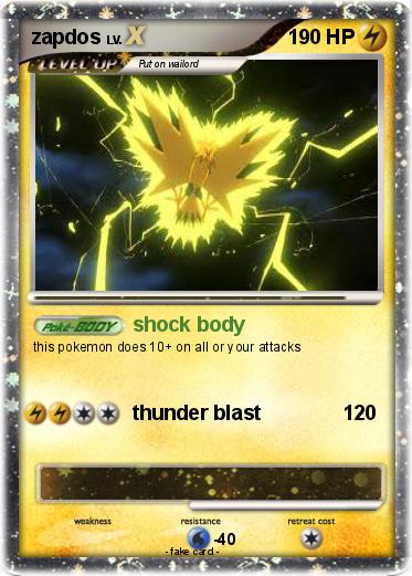 Pokemon zapdos