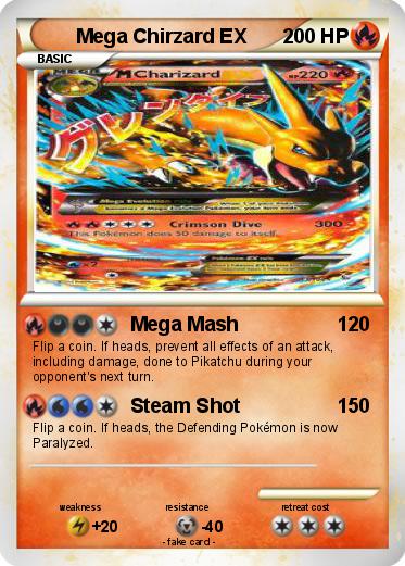 Pokemon Mega Chirzard EX
