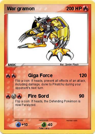Pokemon War gramon