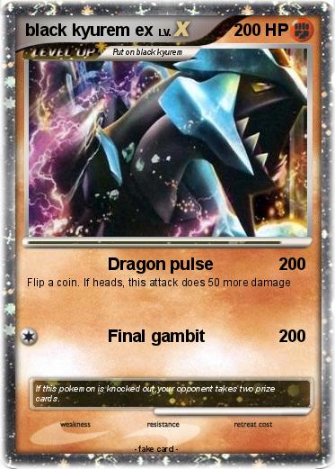Pokemon black kyurem ex
