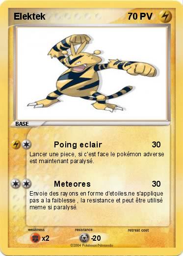 Pokemon Elektek