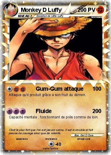 Pokemon Monkey D Luffy