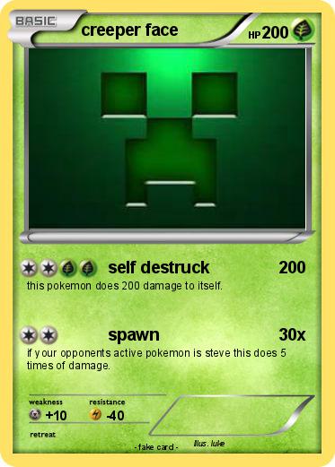 Pokemon creeper face
