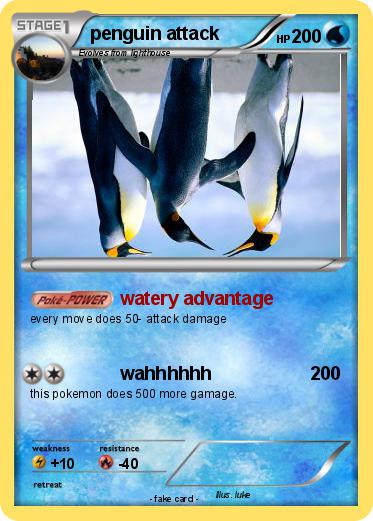 Pokemon penguin attack