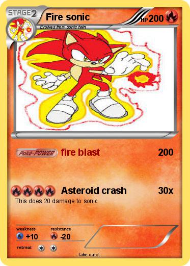 Pokemon Fire sonic