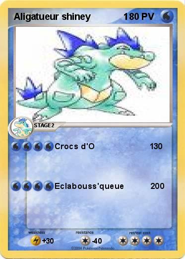 Pokemon Aligatueur shiney             1
