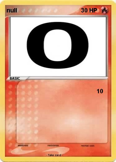 Pokemon null