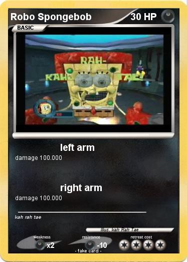 Pokemon Robo Spongebob