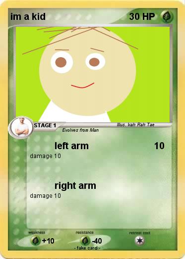 Pokemon im a kid