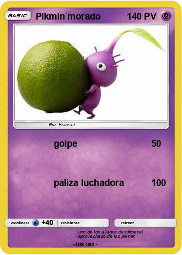 Pokemon Pikmin morado