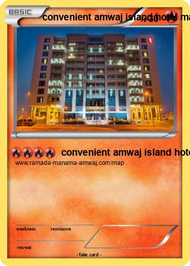 Pokemon convenient amwaj island hotel map - ramada hotel & suites