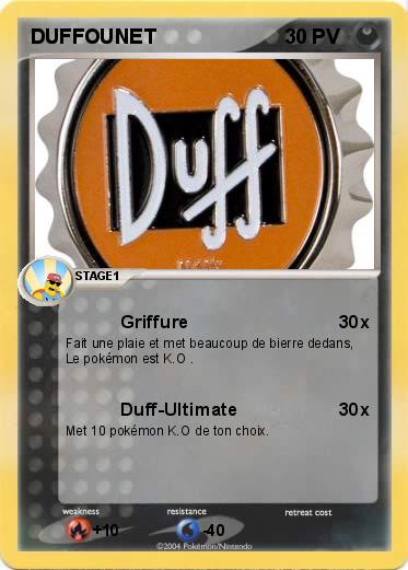 Pokemon DUFFOUNET