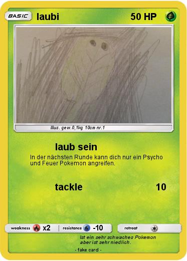 Pokemon laubi