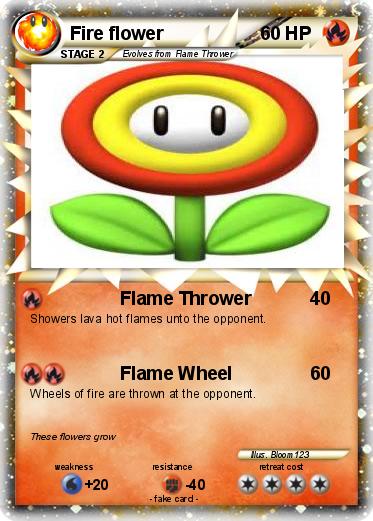 Pokemon Fire flower