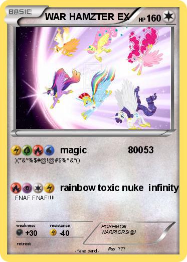 Pokemon WAR HAMZTER EX