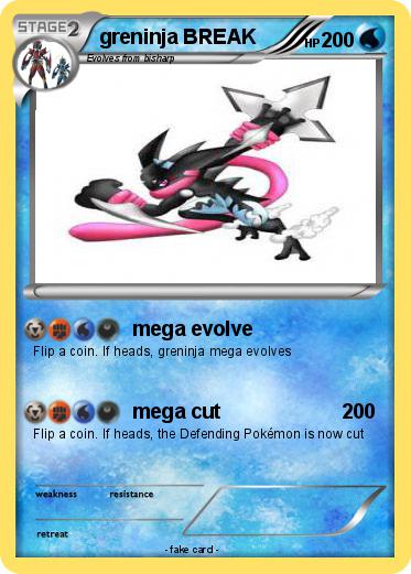 Pokemon greninja BREAK