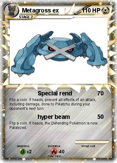 Pokemon Metagross ex