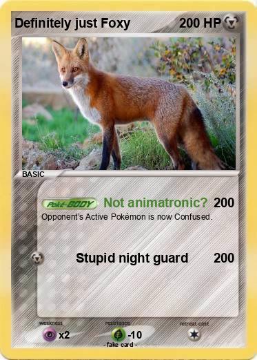 Pokemon Definitely just Foxy