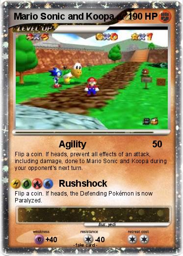 Pokemon Mario Sonic and Koopa