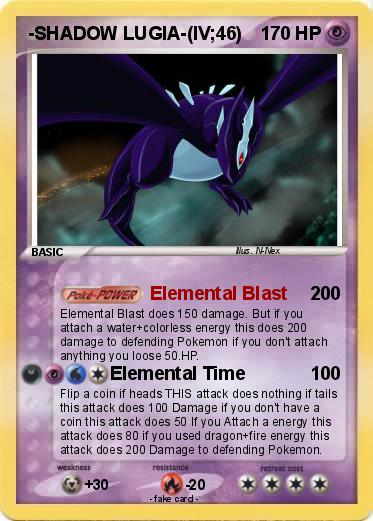 Pokemon -SHADOW LUGIA-(lV;46)