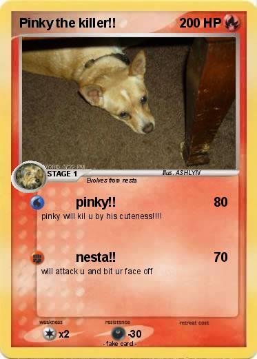 Pokemon Pinky the killer!!