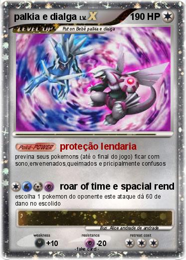 Pokemon palkia e dialga